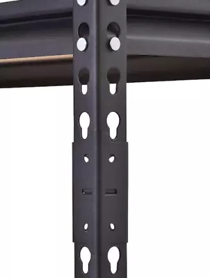 4 Steel Post Coupling Outer BLACK Muscle Rack  Husky Shelving Couplers CPOUT-BLK • $23.06