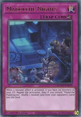 Yugioh Madolche Nights MAGO-EN070 Rare 1st Nr Mint X3 • $2.18