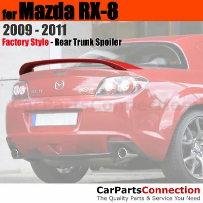 Painted ABS Rear Trunk Spoiler For 2009-2011 Mazda RX8 27A VELOCITY RED • $215.49