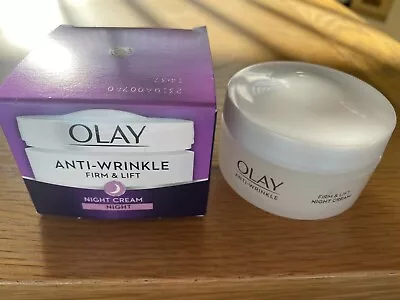 £3.99 • Buy Olay Anti-wrinkle Firm & Lift Skin Night Cream - 50ml