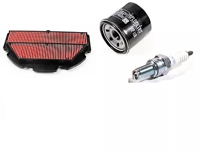 Suzuki GSXR 600 GSXR600 4 Spark Plugs Oil Air Filter Cleaner Tune Up Kit 06-09  • $69.95