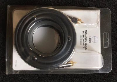 £39.95 • Buy Linn Analogue Sub-woofer RCA Cable 4.5M Single Interconnect Cable