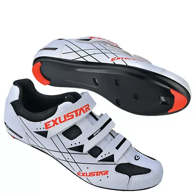 EXUSTAR E-SR493 Shimano SPD SL Look Type Road Bike Bicycle Cycling Shoes • $78.90