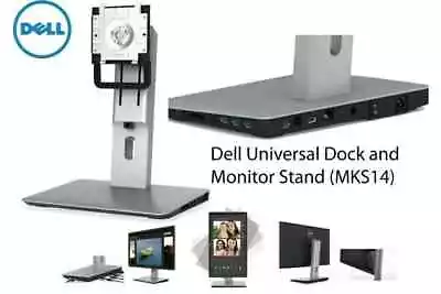DELL MKS14 Universal USB 3.0 Dock & Monitor Stand Vesa Adjustable • £19.99