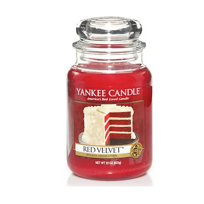 Yankee Candle - RED VELVET - 22 Oz - Great Food & Spice Scent!! - RARE!! • £144.76