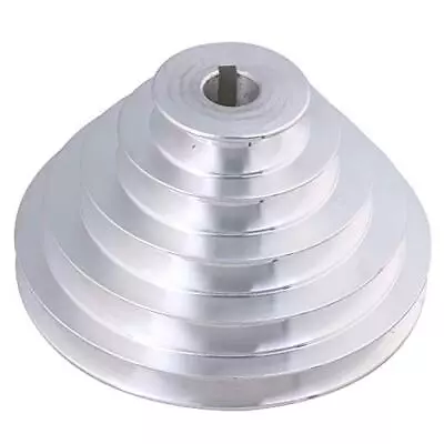 NICELEC 0.75 Inch Bore Aluminum A 5 Step Pagoda Pulley Wheel For V-Belt Timin... • $31.60