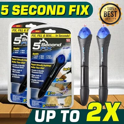 5 Second Fix UV Light Liquid Welding Kit Welding Compound Glue Repair Tool • $9.98