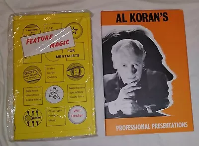 Al Koran & Will Dexter Mentalism Book Lot Uk British - Book Test • $59.98