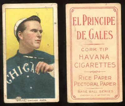 T206 Doc White Pitching ~~ FR Condition ~~ EPDG El Principe De Gales Rare Back • $174.99