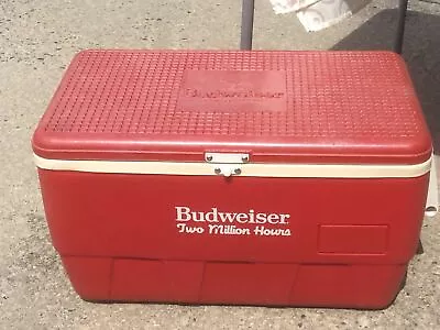 Vintage Budweiser Cooler - Employee Recognition Award 2 Million Hours Of Service • $29.95