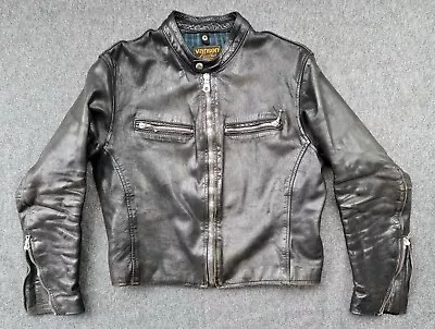 Vanson Horsehide Comet Motorcycle Leather Jacket Size 40 Lederjacke Motorrad • $440