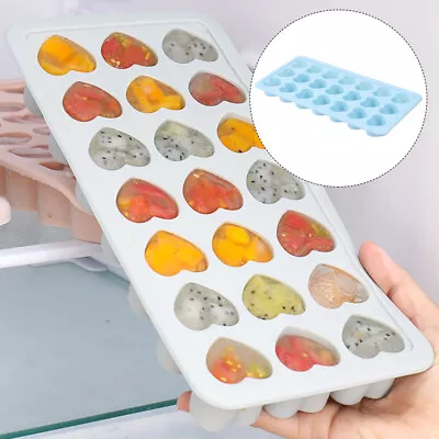 Heart Popsicle Molds Cocktails Ice Cube Cube Tray Kids Popsicle Tray Cocktails • £12.86