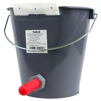 CALF BUCKET FEEDER WITH BRACKET VALVE AND SUPER TEAT 5L Cow Calves Dairy 144 • £14.20