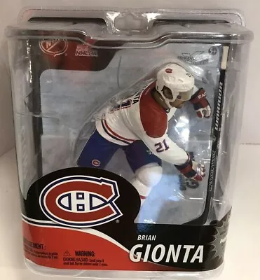 McFARLANE BRIAN GIONTA 5 1/2  FIGURE NHL HOCKEY MONTREAL CANADIENS NEW ON CARD! • $20.99