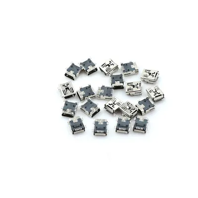 20 Pcs Mini USB Type B Female Port 5-Pin 180 Degree SMD SMT PCB Jack TMPBUK:LU • $4.90