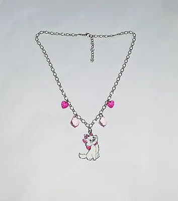 Beautiful Cat NECKLACE Inspired By ARISTOCATS MARIE Free Gift Bag • $4.92