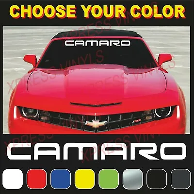 $13.95 • Buy CAMARO Vinyl Vehicle Decal Sticker Chevy RS SS Z28 Chevrolet Z-28 IROC ZL-1
