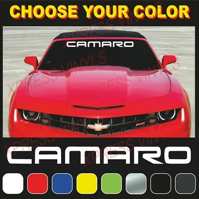 $13.95 • Buy CAMARO Vinyl Vehicle Decal Sticker Chevy RS SS Z28 Chevrolet Z-28 IROC ZL-1
