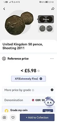 United Kingdom 50 Pence Shooting 2011 • £5