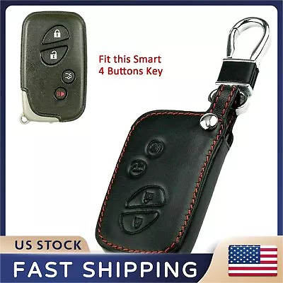 For LEXUS ES GS IS LS LX RX CT 06-13 Leather Car Auto Key Fob Case Cover Holder • $8.89