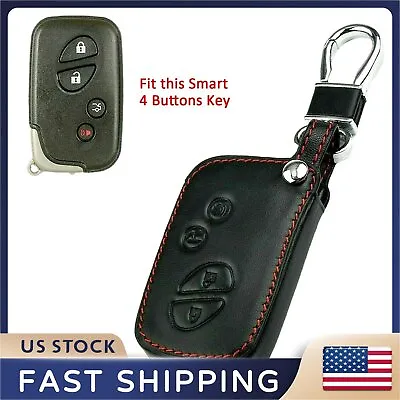 $8.89 • Buy For LEXUS ES GS IS LS LX RX CT 06-14 Leather Car Auto Key Fob Case Cover Holder