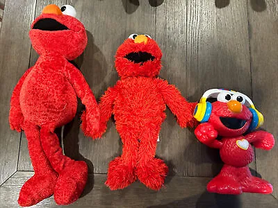 Sesame Street Elmo Plush Toy Lot (3) • $29.95