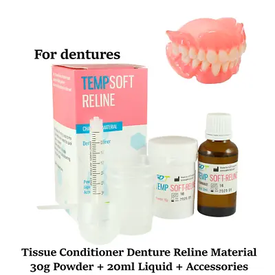 Emergency Home Use TempSoft Reline DIY Loose Fix Denture Repair Renewing • $33