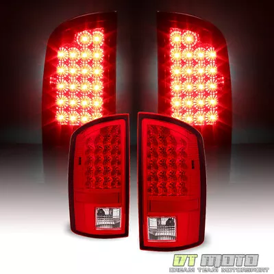 2007-2008 Dodge Ram 1500 07-09 2500 3500 Red Clear LED Tail Lights Signal Lamps • $92.99