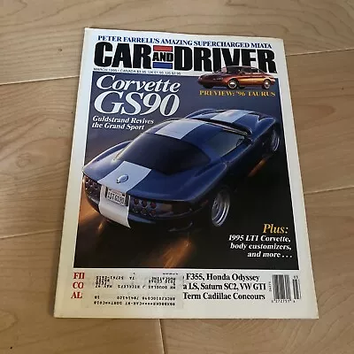 1995 March Car And Driver Magazine Peter Farrell Miata SC • $12.15