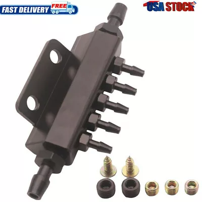 $15.80 • Buy 5 Port Car Vacuum Block Intake Manifold Fuel Gas Wastegate Turbo Boost Universal