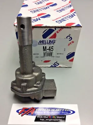 $130 • Buy Melling M-45 Chevy 235 261 1954 Through 1962 6 Cylinder Engines Oil Pump