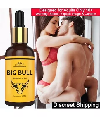 INTIMIFY Ayurvedic Massage Oil For Pens Bigger Oil For Men 15ml • $14.99