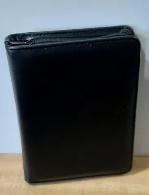 Vintage Day Runner ~ Black Faux Leather Zip 3 Ring Planner/Organizer ~ 1990's  • $19.99