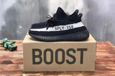 $386 • Buy Adidas Yeezy Boost 350 V2 Black White BY1604  Men's US9-12 DS