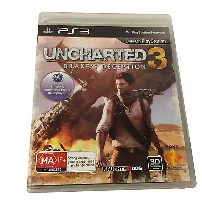 Playstation 3 - Uncharted 3 Drakes Deception - PAL Region - MA15+ - AUS • $10