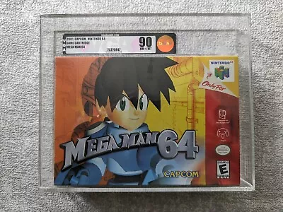 NINTENDO N64 - Megaman 64 (AUTHENTIC H SEAM SEALED UGA 90  NM+MT GOLD)   • £1950