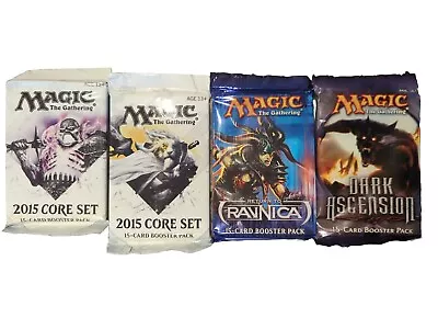 4 Magic The Gathering Boosters 2012 & 2015 Core Return To Ravnica Dark Ascension • $25