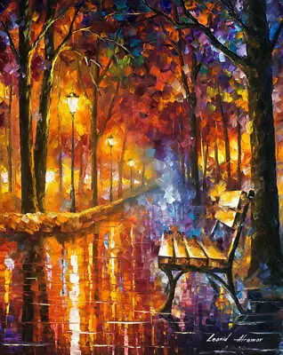 Leonid Afremov (NEW) LONELINESS   Painting Canvas Wall Art Picture Print • £14