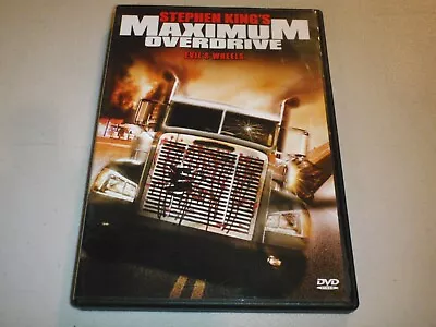 Maximum Overdrive Stephen King Emilio Estevez (DVD 1986) • $10.92