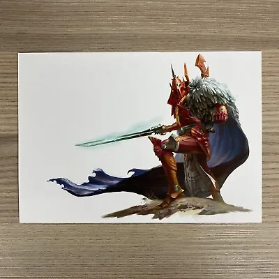 The Visarch Sword Of Ynnead Warhammer 40000 Art Print Card Games Workshop 40k • £9.95