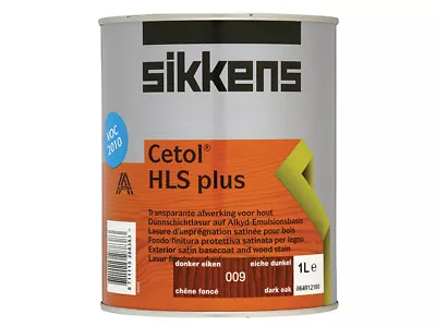 £39.73 • Buy Sikkens Cetol HLS Plus Translucent Woodstain Dark Oak 1 Litre SIKCHLSPDO1L