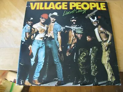 1979 Village People  Live And Sleazy Double Lp Album  Casablanca Rec Nblp 2 7183 • $14.99