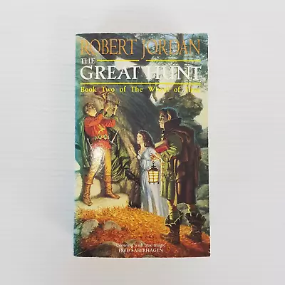 The Great Hunt: Book #2 Wheel Of Time By Robert Jordan Small PB 2000 • $9