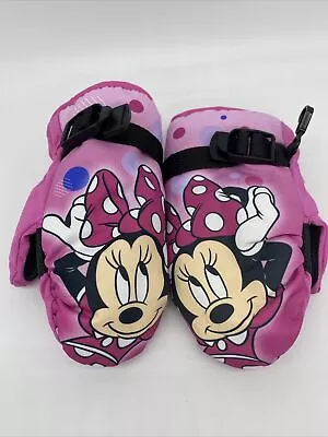 Disney Minnie Mouse Winter Insulated Snow Ski Gloves Or Mittens Girls One Size • $12