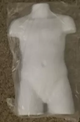 Mannequin Child White Torso - Kids' Hanging Dress Form With Hook New In Packing • $16