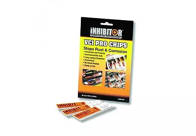 Pack Of 20 VCI Corrosion Inhibitor Protector Pro Chips Gun Cabinets & Slips VP90 • £7.19