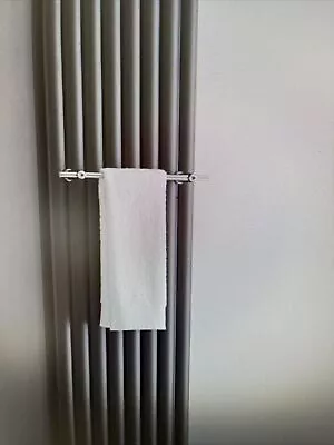 £15 • Buy Milano Chrome Towel Rail For Aruba Vertical Radiator  