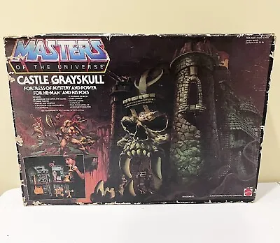 MOTU Castle GraySkull 8 Back MIB Vintage He-Man Masters Of The Universe • $2200