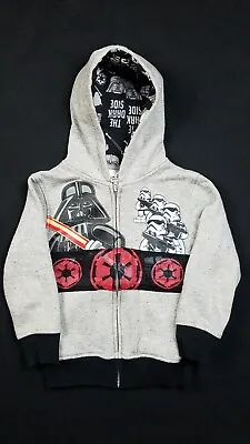 £10.95 • Buy Lego Star Wars Full Zip Hoodie Sweatshirt Gray Youth Size 4