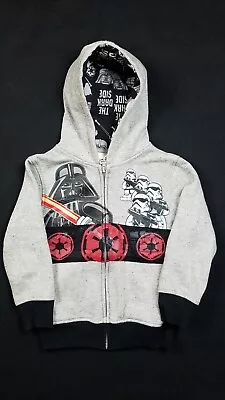 £11.12 • Buy Lego Star Wars Full Zip Hoodie Sweatshirt Gray Youth Size 4